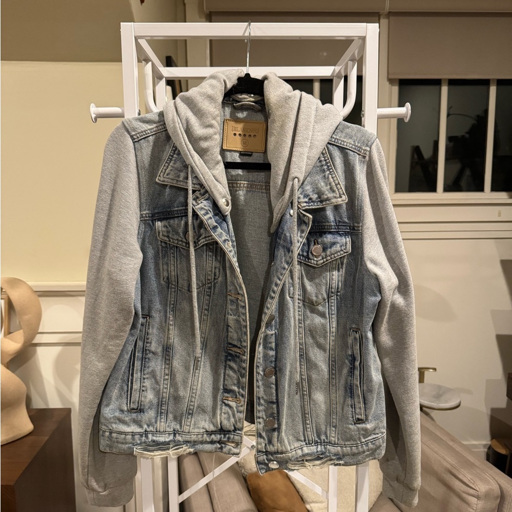 Blank NYC Denim Hooded Jacket